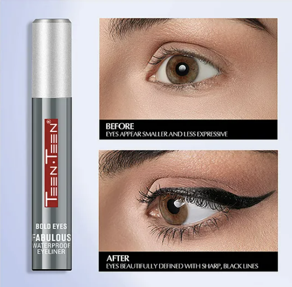 Teen Teen Bold Eyes Fabulous Waterproof & Long Lasting Eyeliner in Black, 4 ml