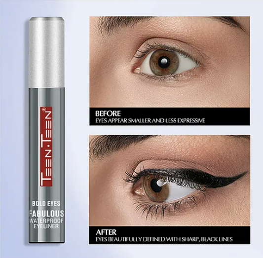 Teen Teen Bold Eyes Fabulous Waterproof & Long Lasting Eyeliner in Black, 4 ml