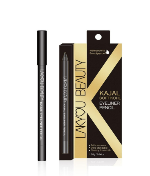 Lakyou Beauty Kajal Eyeliner Pencil | 24H Wear | Waterproof | Smudge proof |