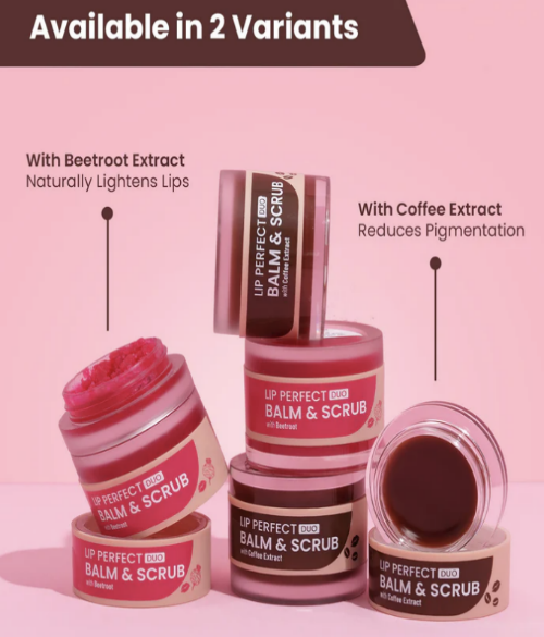 Lip Perfect Duo Balm & Scrub with Coffee Extract