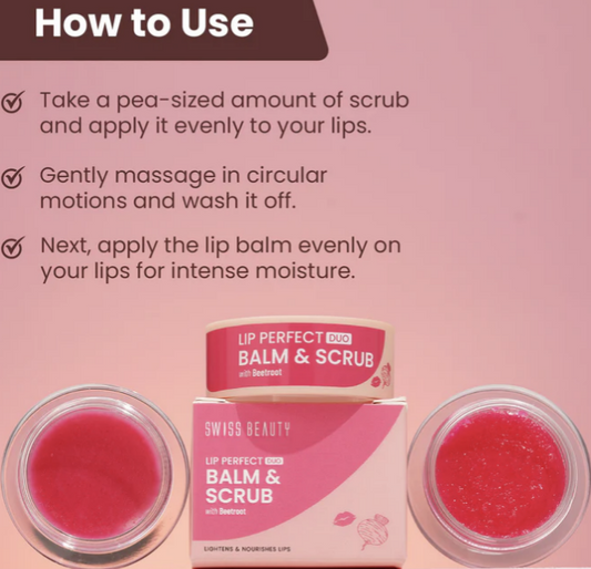 Lip Perfect Duo Balm & Scrub with Coffee Extract