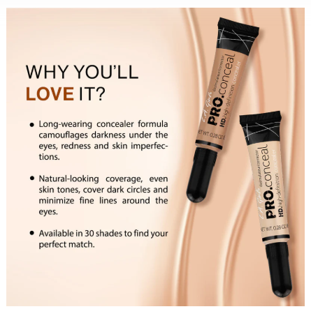 L.A. Girl Pro Conceal HD Concealer – GC978 Medium Beige