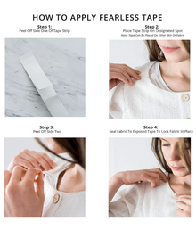 FEARLESS BODY & CLOTHING TAPR DOUBLR SIDED TAPE 50 STRIPS