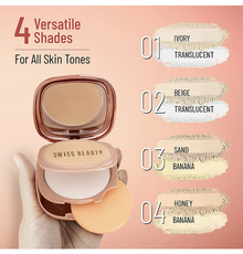 Swiss Beauty Matte & Set Duo Lightweight Compact