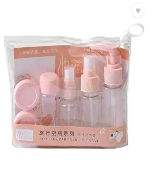 50 ml Plastic Spray Bottle (Pack of 7, Pink)