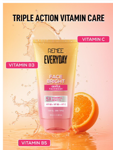 RENEE Everyday Face Bright Face Wash – 100 ml