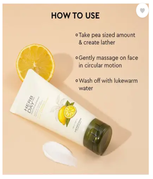 The Face Shop Herb Day  Master Blending Foaming Cleanser – Lemon (100ml)