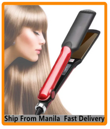 Professional Elegant Aluminum Ceramic Plate Hair Straightener NHS-870