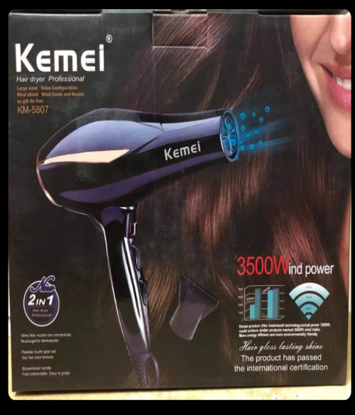 KEMEY Professional Hair Dryer KM-5807 (3500W) IND Power