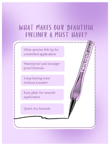 LAKYOU BEAUTY Filter Face Twilight Long Stay Liquid Eyeliner- 1.6 ml- Black