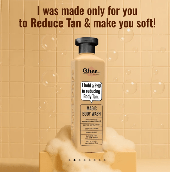 Ghar Magic Body Wash 250ml - The beauty cart