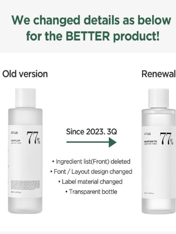 Anua Heartleaf 77% Soothing Toner 250ml