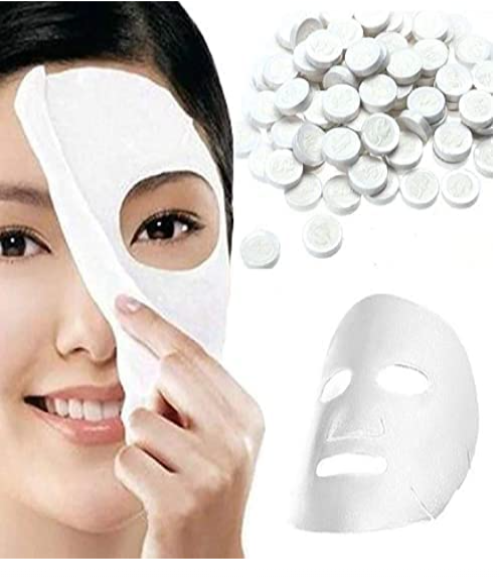 Facial DIY Mask - Face Calming Spa Mask for Face  Pack of 57 PCS