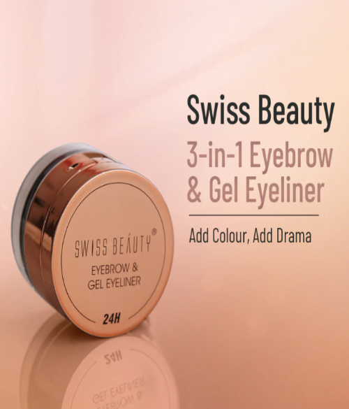 SWISS BEAUTY EYEBROW & GEL EYELINER 2IN1