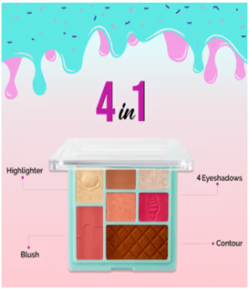 Glam21 Scoop Makeup Palette – Cotton Candy Edition