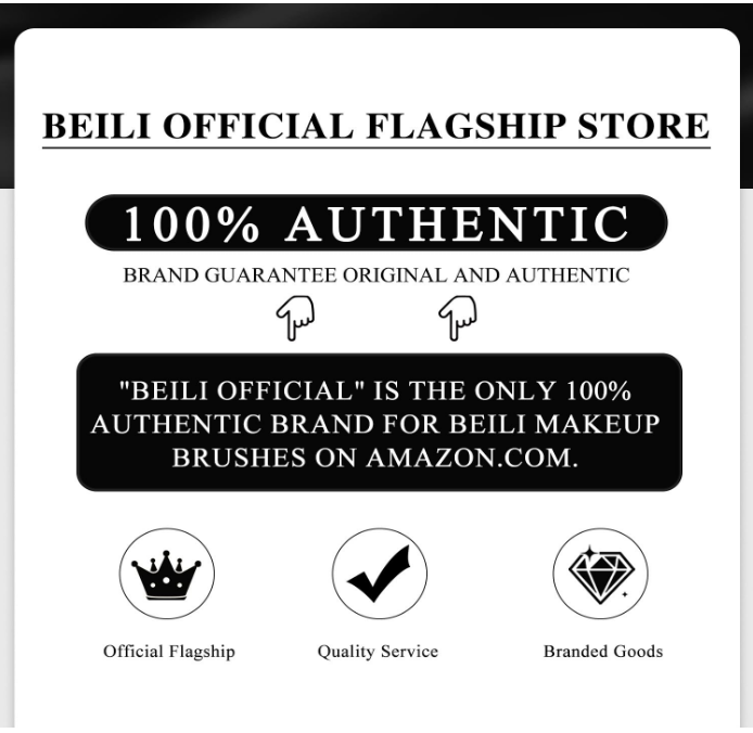 BEILI 30Pcs Professional Makeup Brush Set