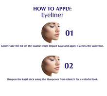 Glam21 High Impact Long Wear Kajal with Sharpener