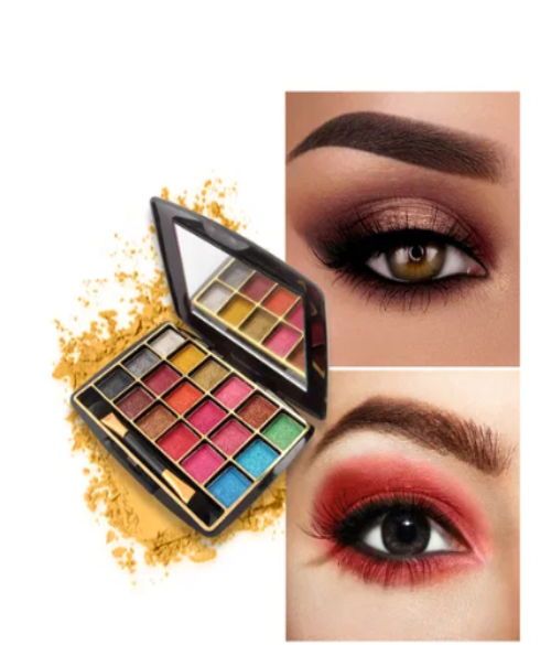 MISS ROSE Professional Make-Up Dreamlike Bright Eyeshadow – 18 Color
