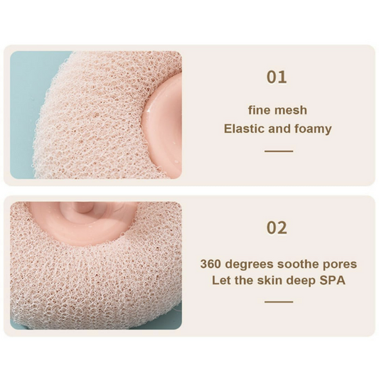 Loofah for Bathing, Body Wash Scrubber