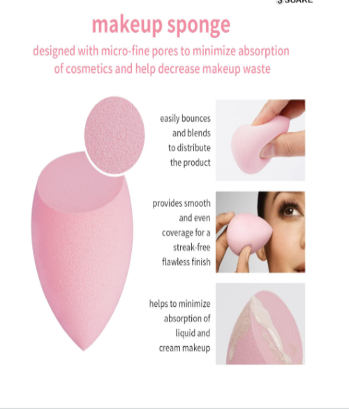 Beauty Professional Makeup Sponges – Pack of 8 (Dry & Wet Use)