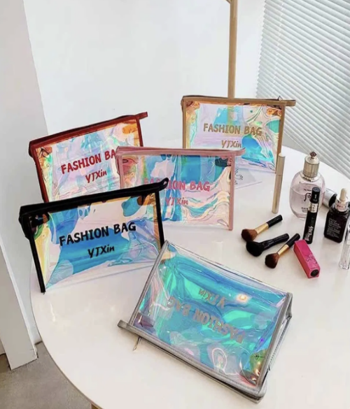Portable Zippered Toiletry Waterproof Cosmetic Bags
