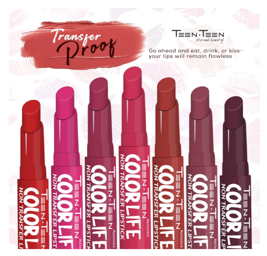 TEEN.TEEN Color Life Non-Transfer Lipstick