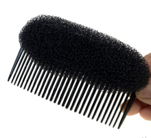 Set Of 2 Volumizer Puff Donut With Comb For Girls And Womans hair styling tool