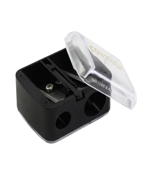 Dual Barrel Makeup Kajal Pencil Sharpener  2-in-1 Beauty Essential