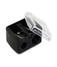 Dual Barrel Makeup Kajal Pencil Sharpener  2-in-1 Beauty Essential