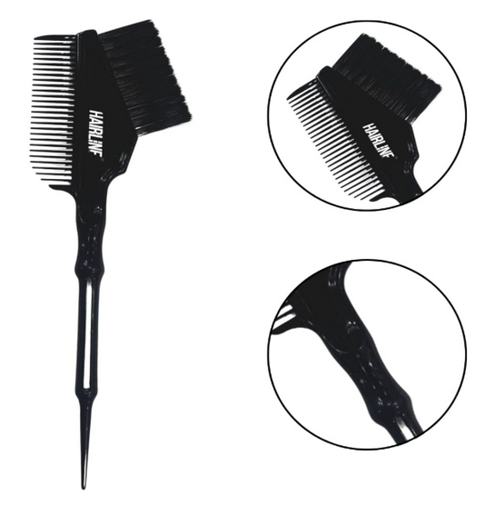 2 In 1 Hair dye brush hair combo  (Black)