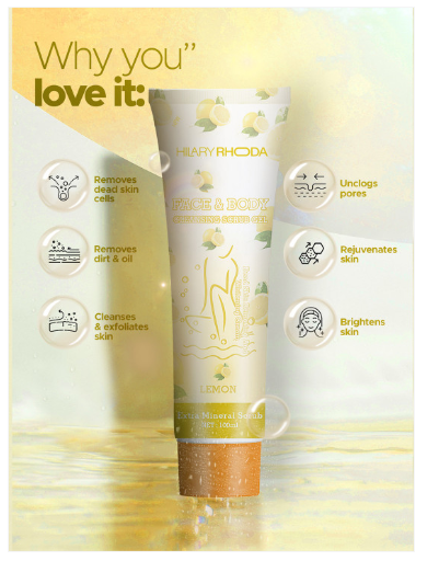 Face &  Body Lemon Cleansing Scrub Gel