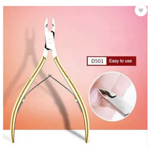 CUTICLE CUTTER PEDICURE FOR NAILS STAINLESS STEEL GOLDEN COATING