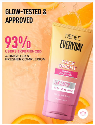 RENEE Everyday Face Bright Face Wash – 100 ml