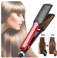 Professional Elegant Aluminum Ceramic Plate Hair Straightener NHS-870