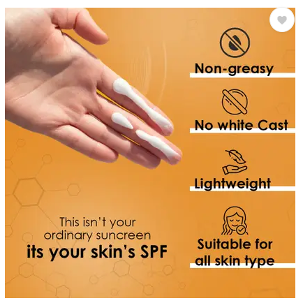 Free Skin Sunscreen - SPF 80+ PA+++ Sport High Protection Broad Spectrum UVA/UVB Protection Sweat Resistant (200 g)