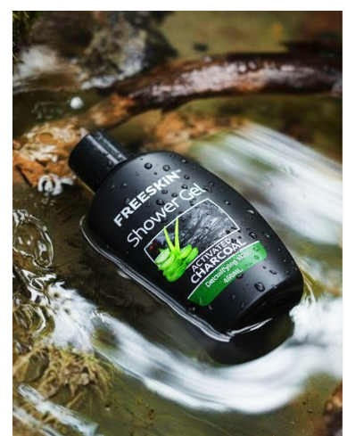 Freeskin Activated Charcoal Shower Gel With Aloe Vera - 400 ml