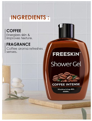 Freeskin Coffee Intense Shower Gel- 400 ml