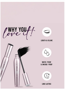 Fashion Colour Volume Max Ultra Curl Mascara- Black