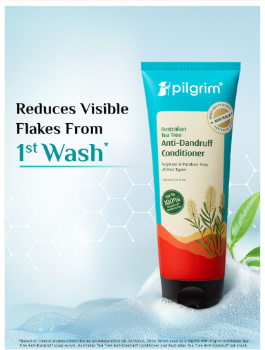 Pilgrim Australian Tea Tree Anti-Dandruff Conditioner For Detangles Hair - 200ml