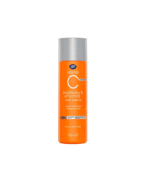 BOOTS VITAMIN C+ADVANCED BRIGHTENING & SMOOTHING WATER ESSENCE