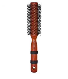 Miss Claire Wooden Round Hair Brush with Soft Bristles