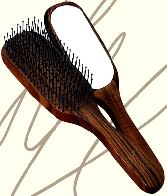 SCARLET LINE  LARGE PADDLE HAIR BRUSH WITH MIRROR