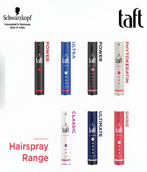 Schwarzkopf Taft Power 5 Hair Spray – 72H Power Hold 250ml