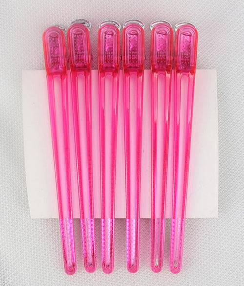 10pcs Hair Care Clips – Stainless Steel Sectioning Clamps