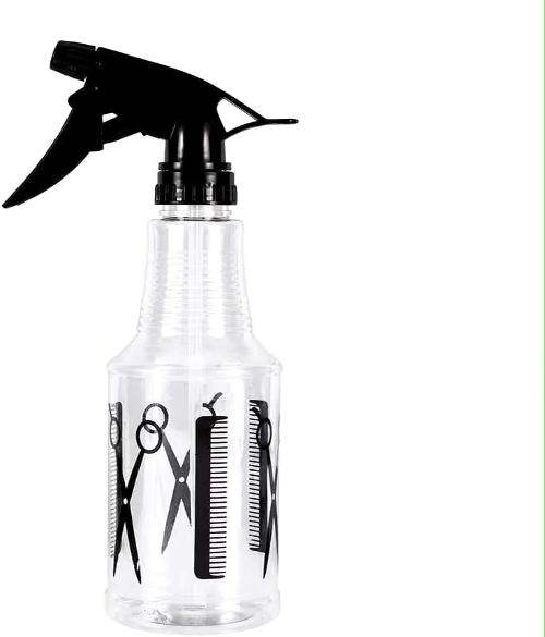Scissor printed  Hair Spray Water Bottle
