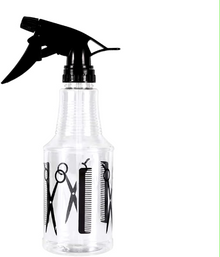 Scissor printed  Hair Spray Water Bottle