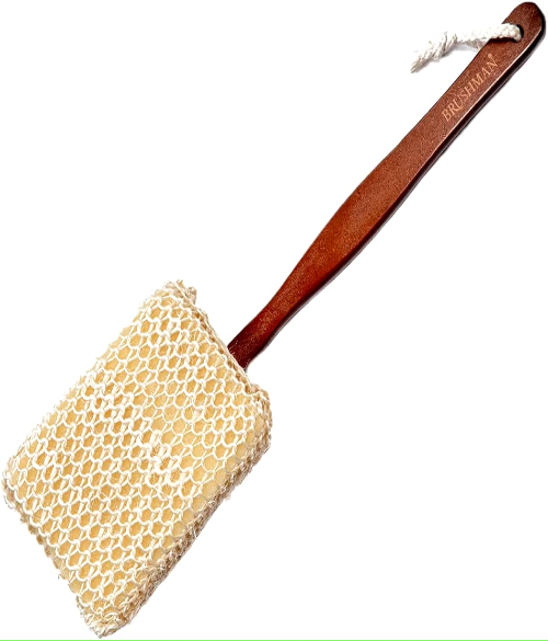 Brushman Bath Brush with Long Wooden Handle