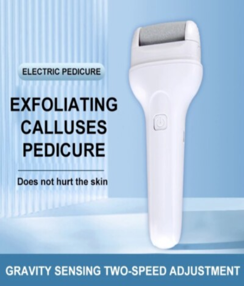 Portable Electric Foot File – Rechargeable Callus Remover &amp; Pedicure Tool