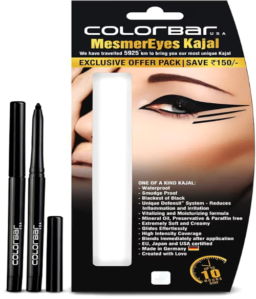 COLORBAR MESMEREYES KAJAL 2IN1 MRP699