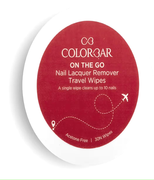 COLORBAR NAIL LACQUER REMOVER TRAVEL WIPES